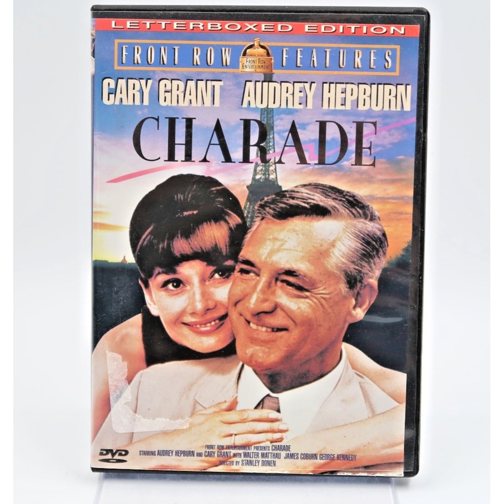 Charade DVD 1963 Cary Grant Audrey Hepburn Letterboxed Edition